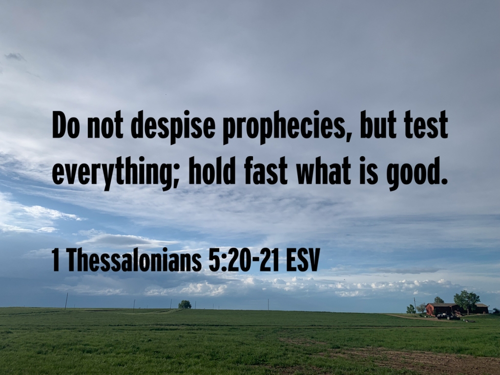 1 thessalonians 5 20 21 meaning